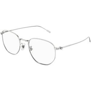 Occhiali vista  Montblanc Mb0213oa cod. colore 002 Uomo Rotonda Argento