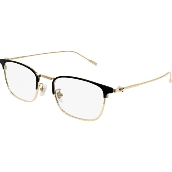 Occhiali vista  Montblanc Mb0192o cod. colore 001 Uomo Geometrica Nero