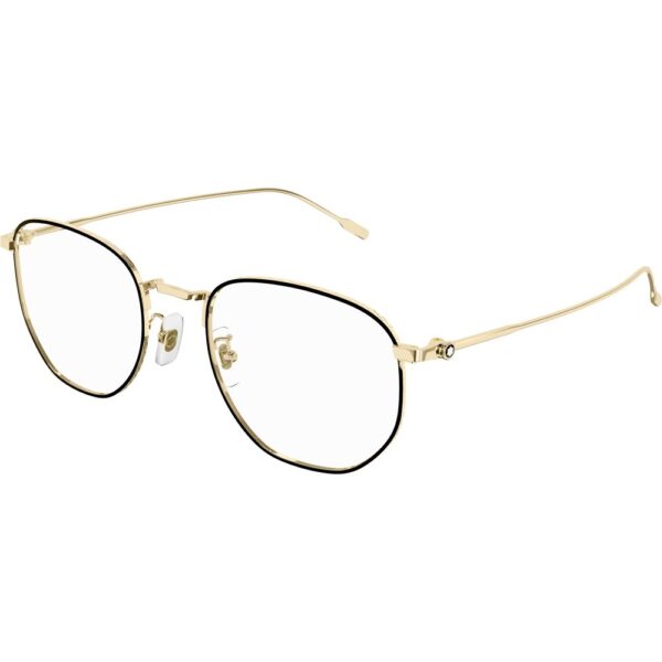 Occhiali vista  Montblanc Mb0213oa cod. colore 003 Uomo Rotonda Oro