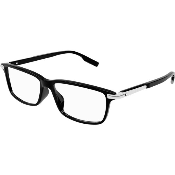 Occhiali vista  Montblanc Mb0217oa cod. colore 001 Uomo Squadrata Nero