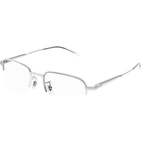 Occhiali vista  Montblanc Mb0220oa cod. colore 004 Uomo Squadrata Argento