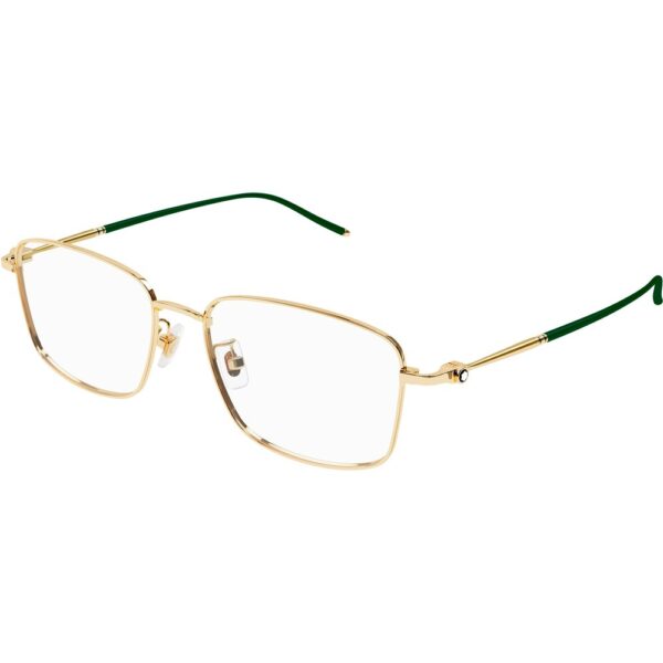 Occhiali vista  Montblanc Mb0140ok cod. colore 008 Uomo Squadrata Oro