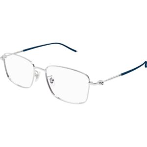 Occhiali vista  Montblanc Mb0140ok cod. colore 007 Uomo Squadrata Argento