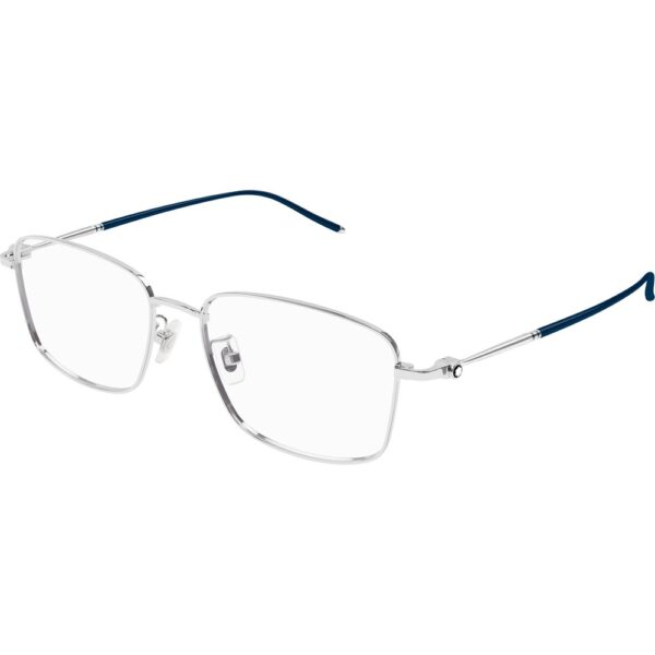 Occhiali vista  Montblanc Mb0140ok cod. colore 007 Uomo Squadrata Argento