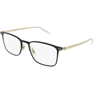 Occhiali vista  Montblanc Mb0193o cod. colore 002 Uomo Squadrata Nero