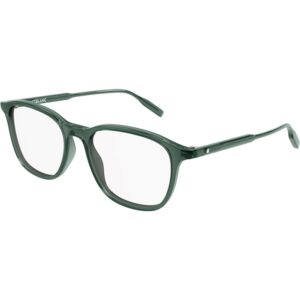 Occhiali vista  Montblanc Mb0085o cod. colore 006 Uomo Squadrata Verde