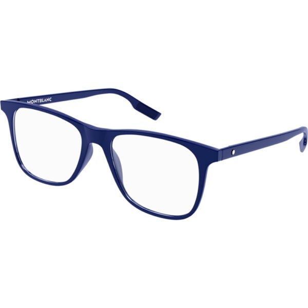 Occhiali vista  Montblanc Mb0174o cod. colore 003 Uomo Squadrata Blu