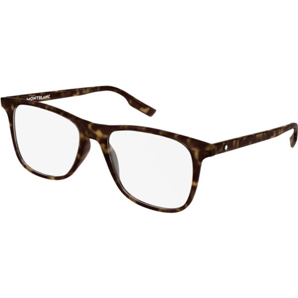 Occhiali vista  Montblanc Mb0174o cod. colore 002 Uomo Squadrata Havana