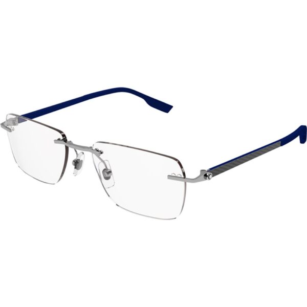 Occhiali vista  Montblanc Mb0185o cod. colore 002 Uomo Squadrata Blu