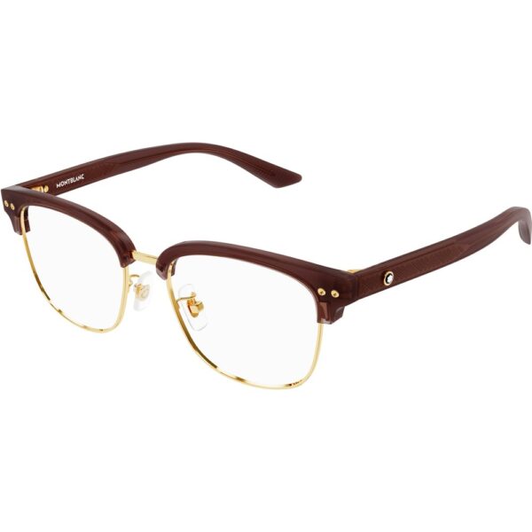 Occhiali vista  Montblanc Mb0259ok cod. colore 003 Uomo Squadrata Marrone