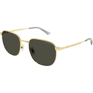 Occhiali da sole  Montblanc Mb0265s cod. colore 001 Uomo Squadrata Oro