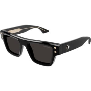 Occhiali da sole  Montblanc Mb0253s cod. colore 001 Uomo Squadrata Nero