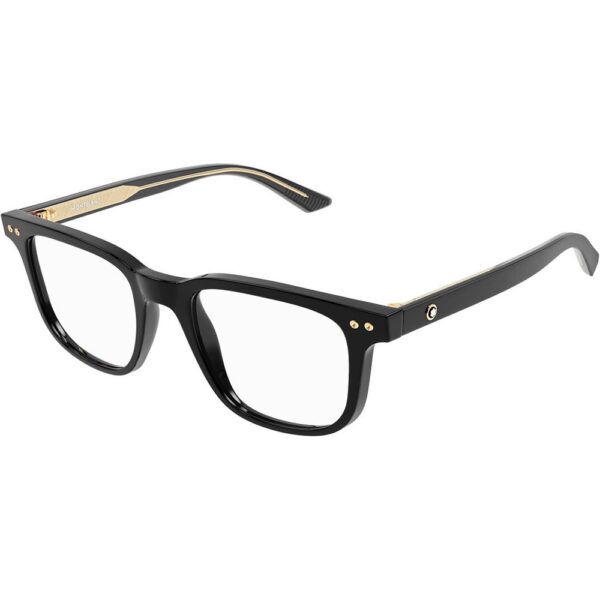 Occhiali vista  Montblanc Mb0256o cod. colore 005 Uomo Geometrica Nero