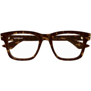 Occhiali vista  Montblanc Mb0266o cod. colore 006 Uomo Geometrica Havana