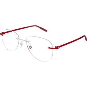 Occhiali vista  Montblanc Mb0283o cod. colore 009 Uomo Panthos Argento