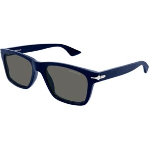 Occhiali da sole  Montblanc Mb0263s cod. colore 004 Uomo Geometrica Blu