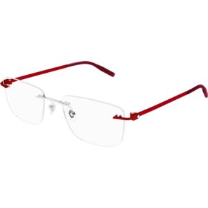 Occhiali vista  Montblanc Mb0281o cod. colore 004 Uomo Squadrata Argento