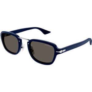 Occhiali da sole  Montblanc Mb0264s cod. colore 003 Uomo Geometrica Blu