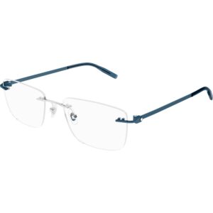 Occhiali vista  Montblanc Mb0281o cod. colore 002 Uomo Squadrata Argento