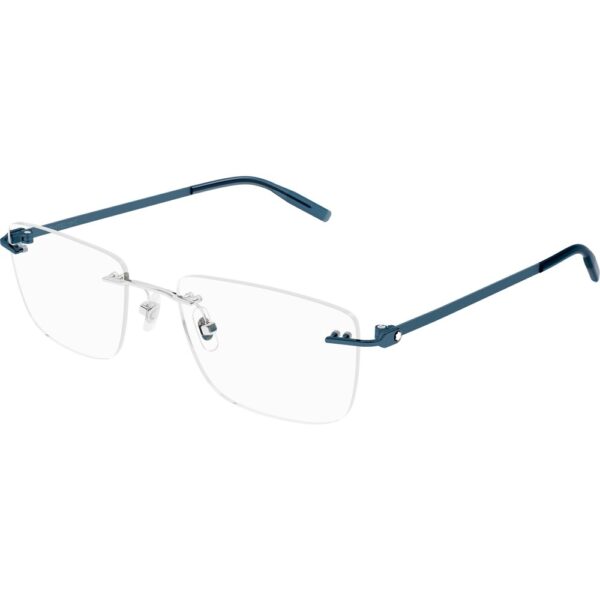 Occhiali vista  Montblanc Mb0281o cod. colore 007 Uomo Squadrata Argento