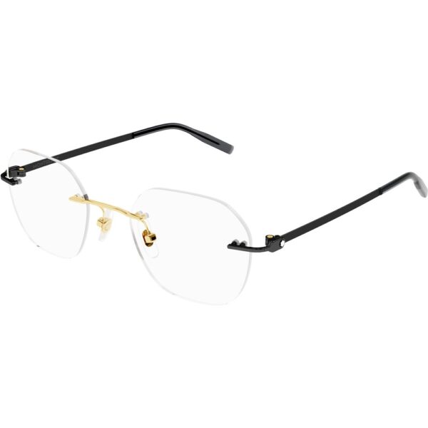 Occhiali vista  Montblanc Mb0282o cod. colore 001 Uomo Geometrica Oro