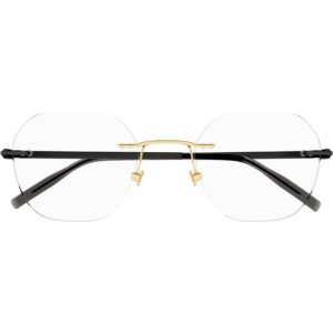 Occhiali vista  Montblanc Mb0282o cod. colore 006 Uomo Geometrica Oro