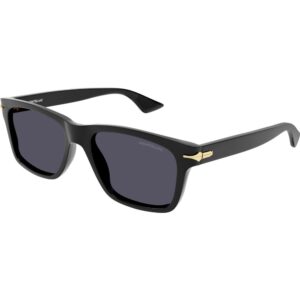 Occhiali da sole  Montblanc Mb0263s cod. colore 001 Uomo Squadrata Nero