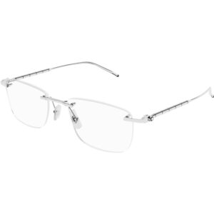 Occhiali vista  Montblanc Mb0215o cod. colore 002 Uomo Squadrata Argento