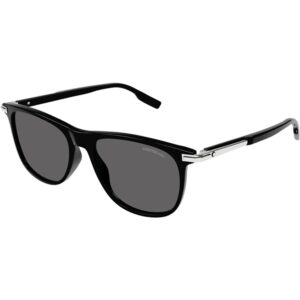 Occhiali da sole  Montblanc Mb0216s cod. colore 001 Uomo Squadrata Nero