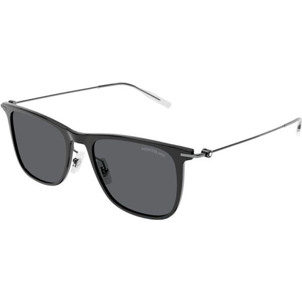 Occhiali da sole  Montblanc Mb0206s cod. colore 001 Uomo Squadrata Nero