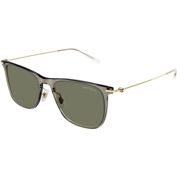 Occhiali da sole  Montblanc Mb0206s cod. colore 004 Uomo Squadrata Marrone