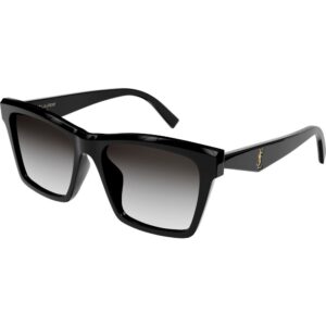 Occhiali da sole  Saint laurent Sl m104/f cod. colore 001 Unisex Squadrata Nero