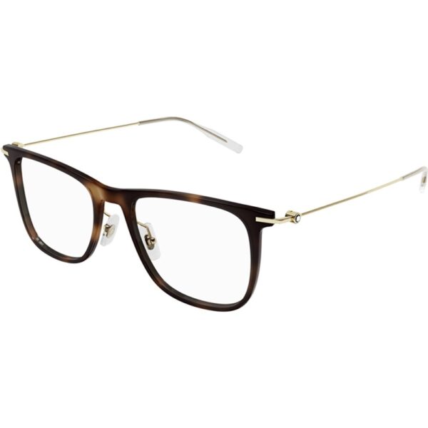 Occhiali vista  Montblanc Mb0206o cod. colore 002 Uomo Squadrata Havana