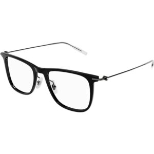 Occhiali vista  Montblanc Mb0206o cod. colore 001 Uomo Squadrata Nero