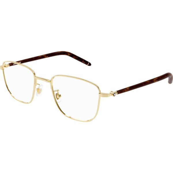 Occhiali vista  Montblanc Mb0272o cod. colore 008 Uomo Squadrata Oro