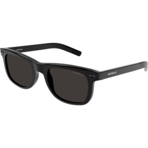 Occhiali da sole  Montblanc Mb0260s cod. colore 001 Uomo Squadrata Nero