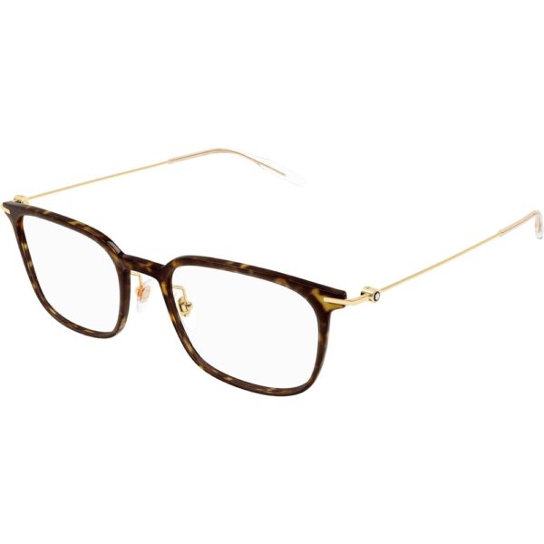 Occhiali vista  Montblanc Mb0100o cod. colore 007 Uomo Squadrata Havana