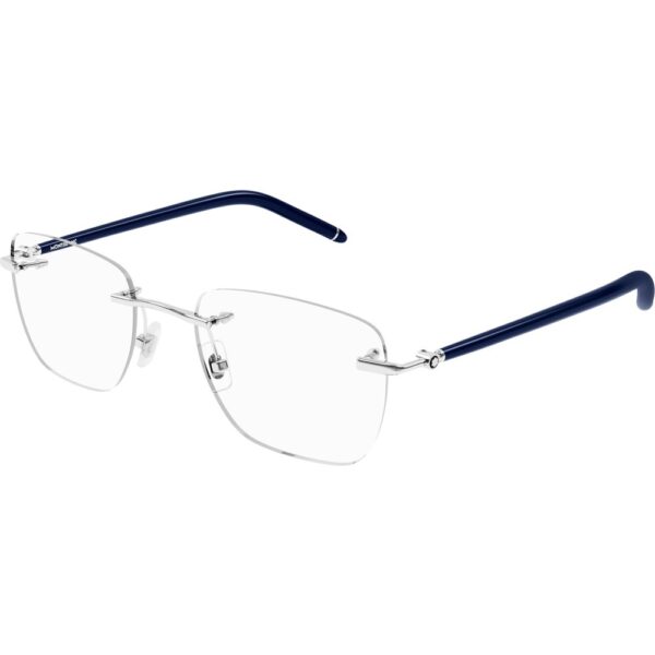 Occhiali vista  Montblanc Mb0274o cod. colore 003 Uomo Squadrata Argento