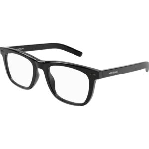 Occhiali vista  Montblanc Mb0262o cod. colore 001 Uomo Squadrata Nero