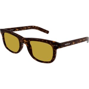 Occhiali da sole  Montblanc Mb0260s cod. colore 002 Uomo Squadrata Havana