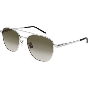 Occhiali da sole  Saint laurent Sl 531 cod. colore 006 Unisex Squadrata Argento