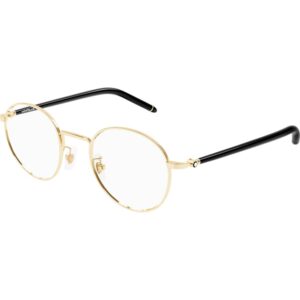 Occhiali vista  Montblanc Mb0273o cod. colore 001 Uomo Rotonda Oro