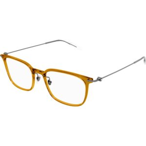 Occhiali vista  Montblanc Mb0100o cod. colore 008 Uomo Squadrata Arancione