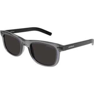 Occhiali da sole  Montblanc Mb0260s cod. colore 003 Uomo Squadrata Grigio