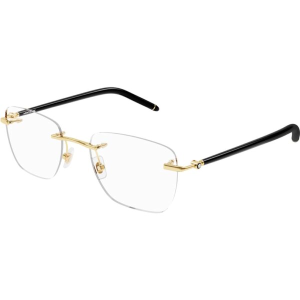 Occhiali vista  Montblanc Mb0274o cod. colore 001 Uomo Squadrata Oro