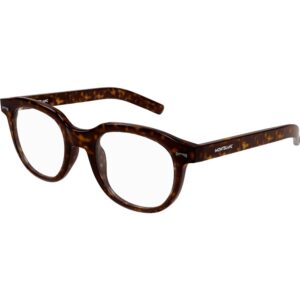 Occhiali vista  Montblanc Mb0261o cod. colore 002 Uomo Geometrica Havana