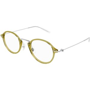 Occhiali vista  Montblanc Mb0297o cod. colore 004 Uomo Panthos Giallo