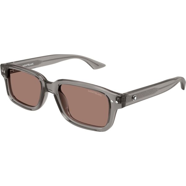 Occhiali da sole  Montblanc Mb0286s cod. colore 003 Uomo Squadrata Grigio