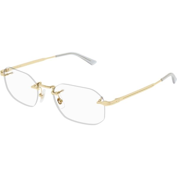 Occhiali vista  Montblanc Mb0307o cod. colore 001 Uomo Squadrata Oro