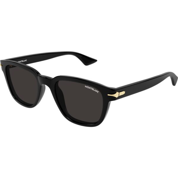 Occhiali da sole  Montblanc Mb0302s cod. colore 001 Uomo Squadrata Nero